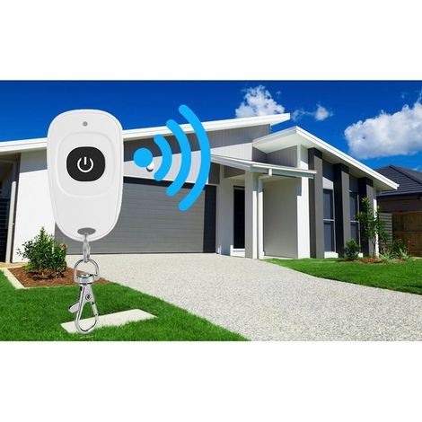 Transmetteur Rf 433mhz Ev1527 Télécommande 14 Boutons Contrôle Garage Porte Métal Plastique 100m