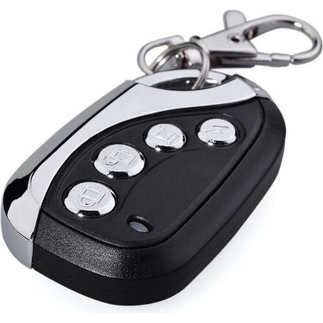 Télécommande Universelle 433 Mhz Noire Pour Portail Et Garage Facile À Programmer Compatible Avec Barrières Électriques Et Motorisations Somfy -ulisem