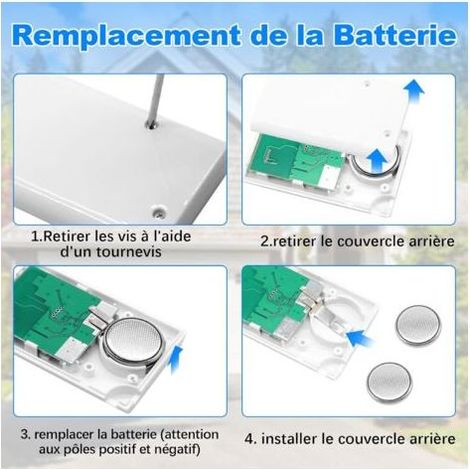 Deux Télécommandes De Contrôle D'Accès 868 Mhz, Télécommandes De Porte De Garage, Compatibles Avec Faa-xt4 868 Slh Lr, 4 Canaux, Noires.