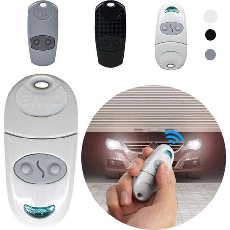 Telecommande Universelle Portail - Telecommande Came Top432na, Telecommande Portail Universelle Fit Pour Venu Top 432na/432/432ee/ 432a /432m/432s T432/came 432 With Pile Bouton 2 Cr2016 (blanc)