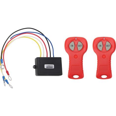 Kit De Télécommande De Treuil Sans Fil Dc12v 24v, Réponse Rapide Efficace, Haute Sécurité Pour Camion Atv Suv