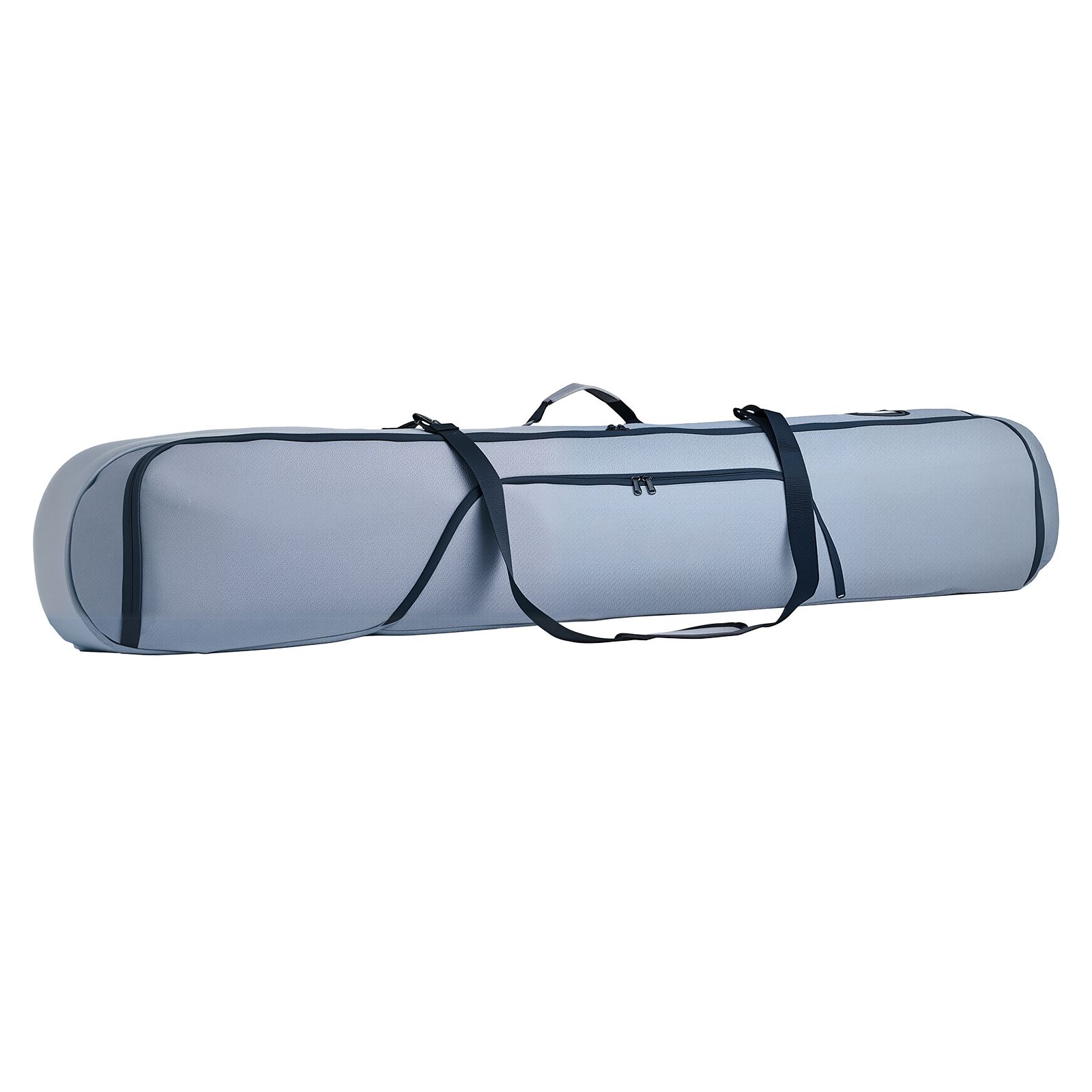 Snowboard-tragetasche, Bis Zu 165 Cm, Gepolstert, Wasserdichtes 600d Oxford-gewebe, Mit Verstellbaren Innengurten, Ideal Für Skier, Stöcke, Helm Und Zubehör (grau)