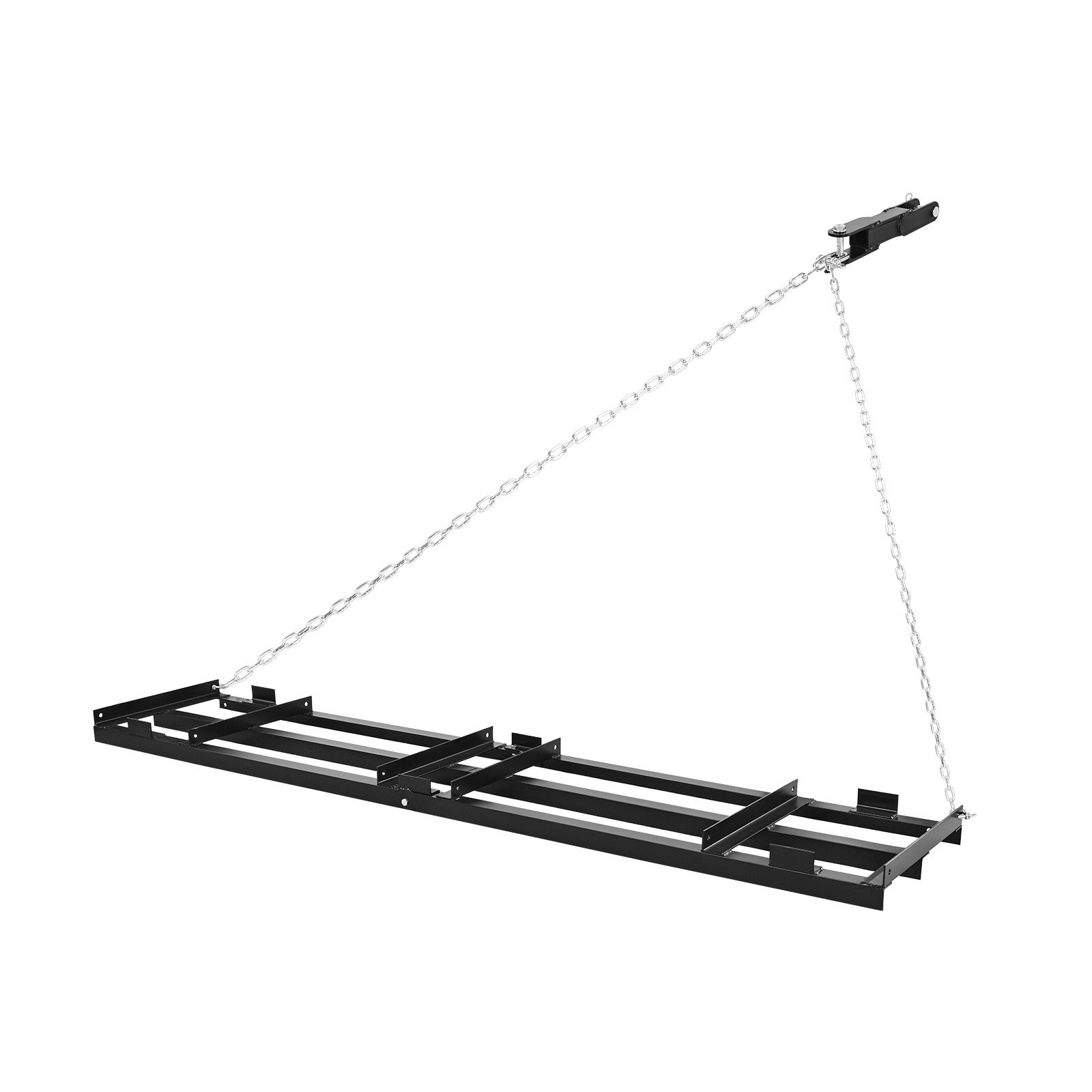 243x50 Cm Traktionsegge, Einfahrtsplanierer, Verstellbare Breite, 50 Lb Tragfähigkeit, Verzinkter Stahl, Kompatibel Mit Quad, Utv, Traktor.