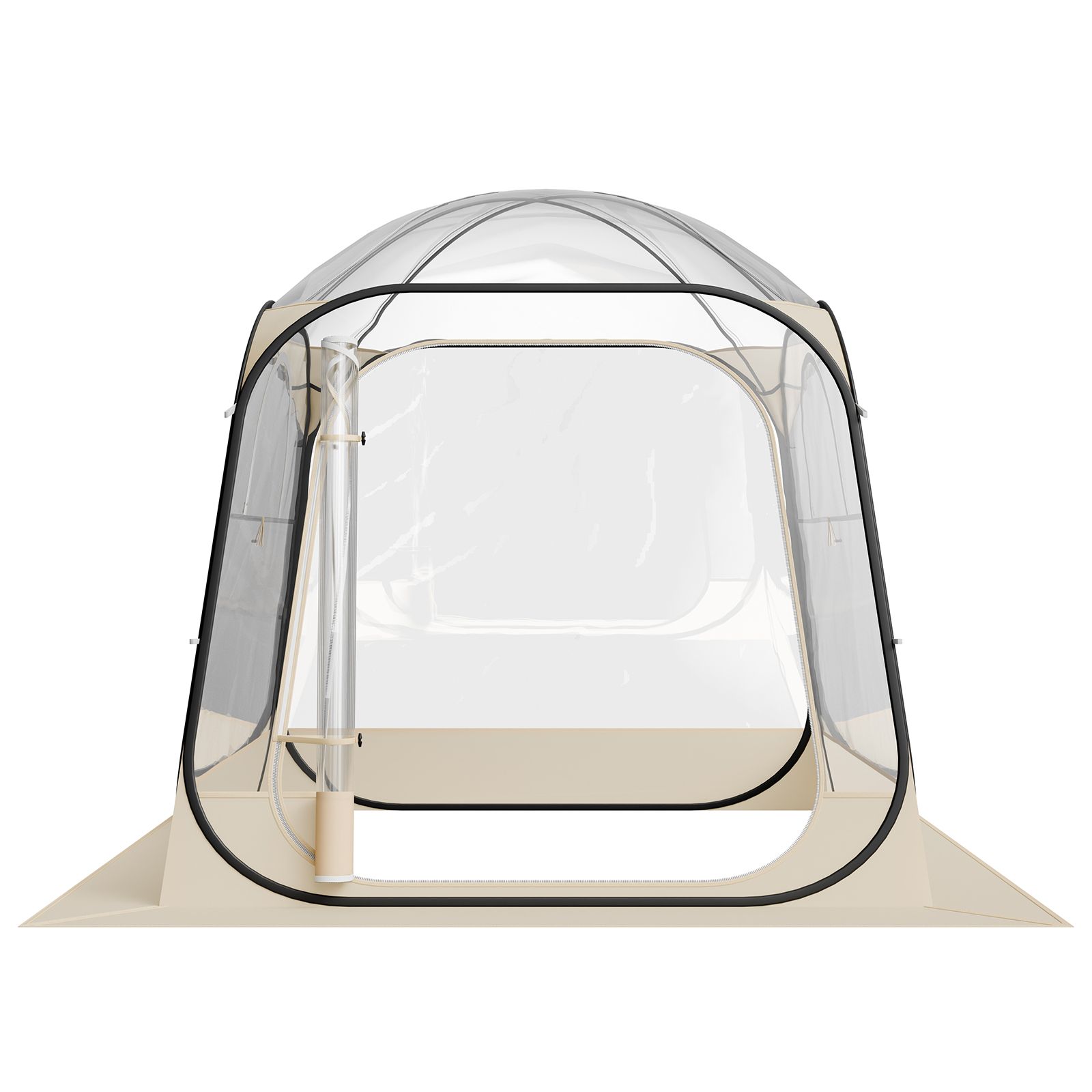 Pop-up Sportzelt 1,83 X 1,83 M - Transparente Blase Für 2-4 Personen, Wasserdicht Mit Matte Und Abdeckung, Garten-iglu-unterstand Für Camping, Veranstaltungen, Angeln Und Als Stütze.