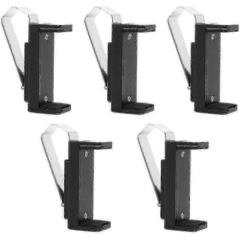 Un Ensemble De 5 Télécommandes Universelles Compatibles Avec Les Portes De Garage Et Les Clôtures, Comprenant Des Clips De Pare-soleil, Compatibles Avec Différentes Marques De Portes De Garage.