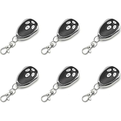 Télécommande 6x Compatible Alutech At-4 Ar-1-500 Et An-motors Asg1000, Ouvre-porte De Garage À Code Tournant 4 Canaux 433,92 Mhz Qaq