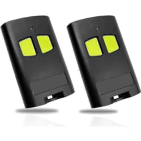 Lot De Deux Télécommandes Portables 433 Mhz Compatibles Avec Les Télécommandes De Porte De Garage Beninca To Go 2wv 4va 4va 4va (code Tournant)