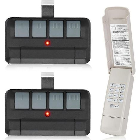Télécommande À Clavier Programmable 894lt Pour Ouvre-porte De Garage, Compatible Avec Les Télécommandes D'Ouvre-porte De Garage Liftmaster/chamberlain/craftsman.