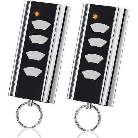 Lot De Deux Compatible Avec Les Télécommandes De Garage À Code Tournant Entrematic Rcu 433-4k, Rcu 433-2k, Ea433 2km Et 433.92.