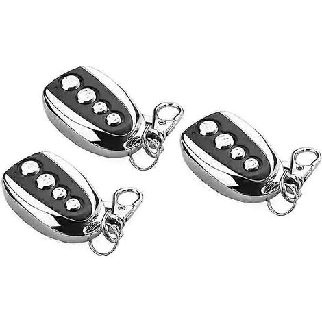 Télécommandes Universelles 433,92 Mhz Compatibles Avec Les Portes De Garage Et Les Clôtures Copieur De Porte-clés À 4 Boutons Ouvre-porte De Garage.