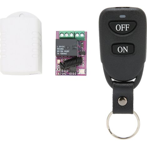 Interrupteur Sans Fil 24v Pour Éclairage, Ascenseurs, Portes Et Fenêtres Électriques - Télécommande Rf Relais