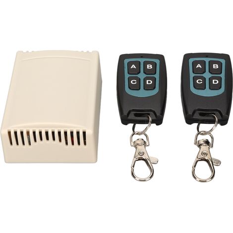 Relais Télécommandé 4 Canaux 10a Module Sans Fil Abs Avec Émetteur 433mhz Pour Lève-vitres Dc12v 24v