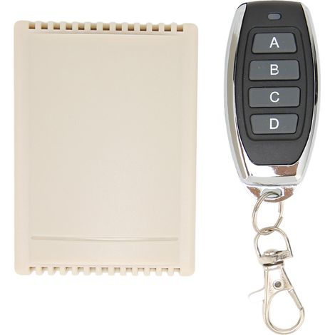 Télécommande Sans Fil 433 Mhz 10a 4 Canaux Relais Rf Interrupteur Pour Porte Électrique Contrôle Industriel 24v