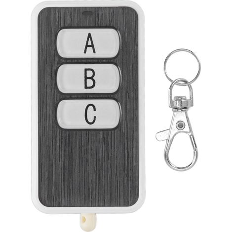 Télécommande Rf Sans Fil 315mhz 6v 3 Boutons Antivol Pour Porte Automatique Voiture Électrique