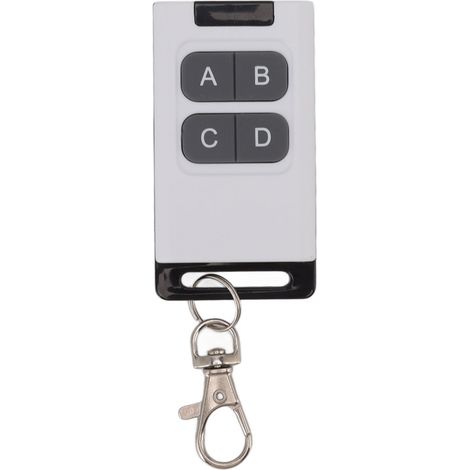 Télécommande Universelle 433mhz 4 Boutons Pour Porte De Garage, Clé De Voiture, Clonage, Ouverture Électrique, Porte-clés