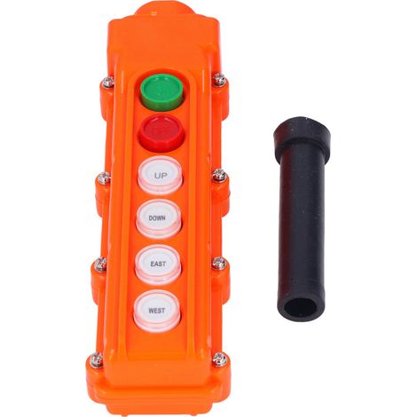 Contrôleur De Grue, Station De Télécommande De Levage, Interrupteur À Bouton-poussoir 6 Voies Cob-62a 220v/500v