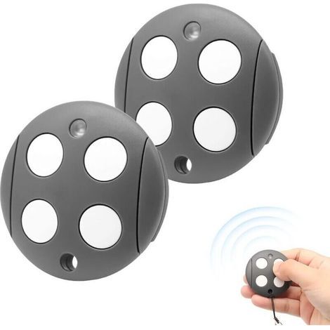 Portail Compatible Avec Mhouse Gtx4 433.92 Mhz. Bip Portail Porte De Garage. 4 Canaux. Code De Roulement (lot De 2)