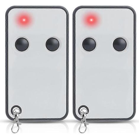 Lot De 2 Télécommandes Pour E80 Tx52r 2 Canaux 433,92 Mhz Pour Portail Et Garage