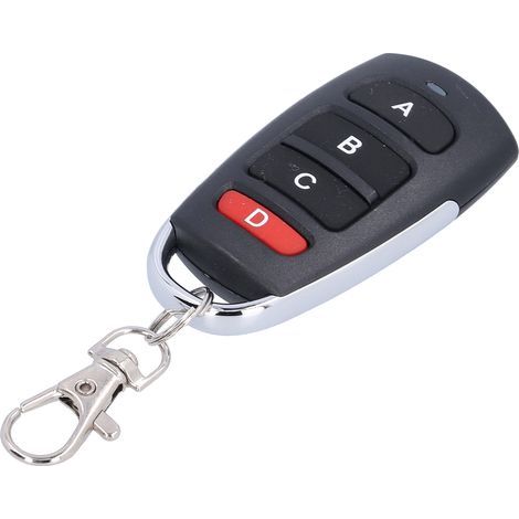 Télécommande De Porte De Garage 433mhz 4 Boutons Remplacement Clé Copie Universelle