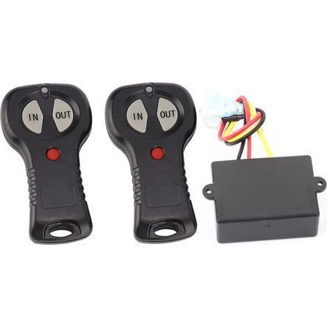 Télécommande Sans Fil Universelle 12v Pour Treuil, Kit De Contrôleur 1 Paire, Camion Et Voiture