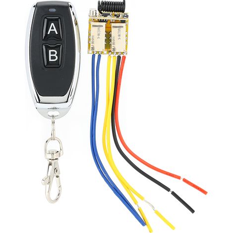 Interrupteur Sans Fil Universel 2 Voies Relais Récepteur Module Pour Lumière Ouvre-porte Garage Large Tension 3,7v 5v 9v 12v