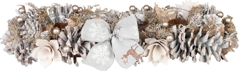 Ikebana Magichome Weihnachten, Advents-, Natur, 44x15x9 Cm
