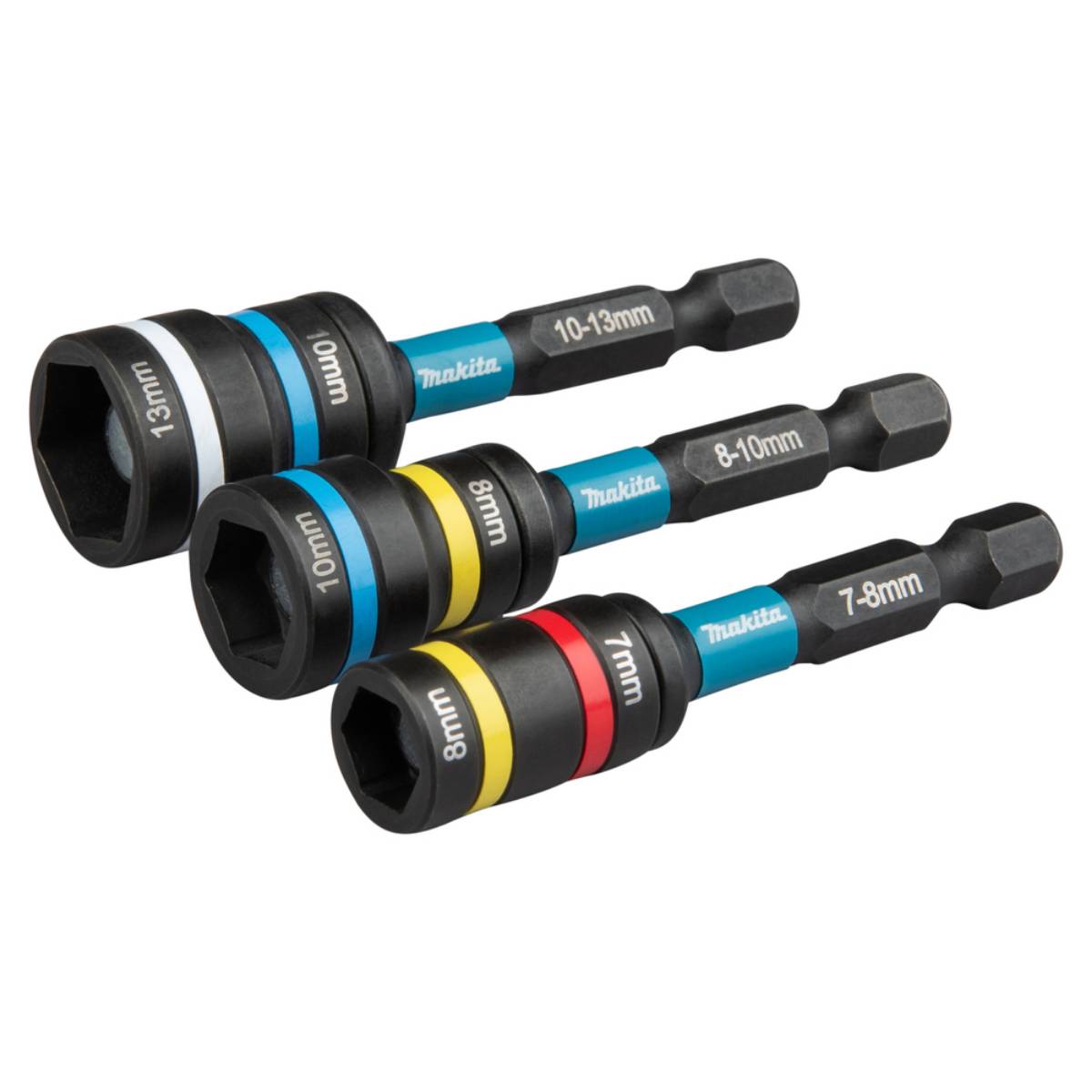 Makita Impact Black Steckschlüsselsatz Magnetisch - 1/4" Sechskant - E-29826