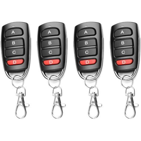 Télécommande Universelle Pour Porte De Garage, Clé Sans Fil, Alarme Pour Portail Électrique