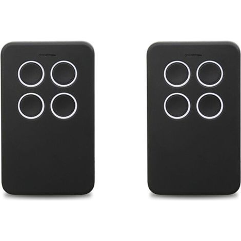 2x Télécommande De Porte De Garage 433.92mhz Gate Control Rolling Code Télécommande Garage Ouvre-commande