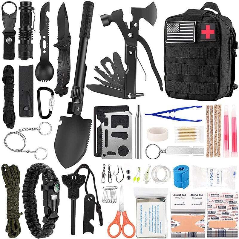 Notfall-überlebensset, Taktisches Multitool, Outdoor-tasche, Trauma-tasche Für Wandern, Camping Und Jagen