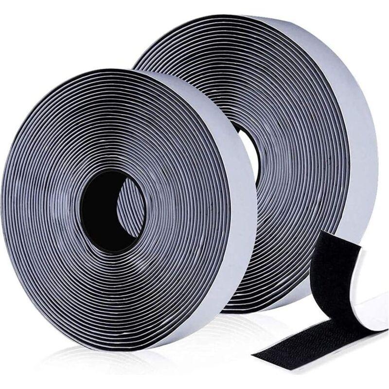 Selbstklebendes Klettband, 10 M X 20 Mm, Für Bilderrahmenmontage, Heimwerkerprojekte Und Fliegengitter