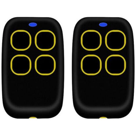2pcstélécommande Portail Universelle 4 En 1, Télécommande Rolling Code Universel Multifréquence De 250 À 913 Mhz. Radiocommande Portail Programmable Version Mise À Jour Avec Liste De C