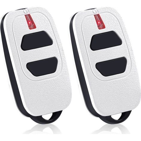 Deux Télécommandes 433,92 Mhz Pour Ouvre-portes De Garage Dea Gti2/4, Gt2/4, Mio Tr2/4 Et Tr2n/4n, Faciles À Programmer.