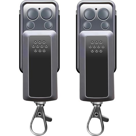 2 Pour 114253 Avidsen Télécommande Motorisation Portail Porte De Garage 433mhz