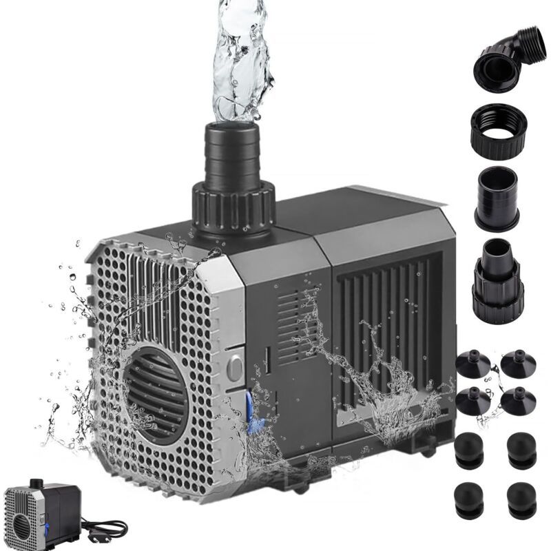 3000 L/h 55 W Tauchpumpe Für Aquarium, Teich, Springbrunnen, Filteranlage