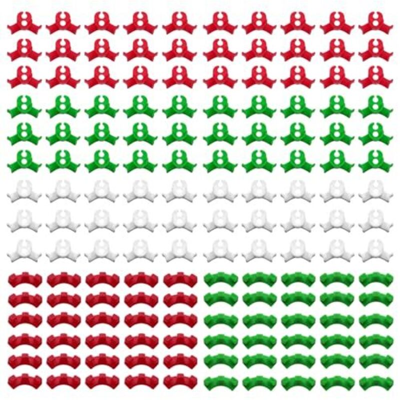 Lst-pflanzenstützclips, 150 Stück, 90-grad-rankclips Mit Geringer Belastung Zum Biegen Von Stängeln Und Ändern Der Wachstumsrichtung Von Pflanzen (2 Größen)