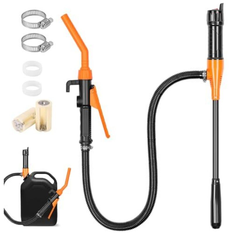Tragbare, Akkubetriebene Pumpe – Multifunktionale Elektrische Kraftstoffpumpe – Saugpumpe Zum Fördern Von Benzin, Diesel Und Wasser, Bis Zu 9 L/min