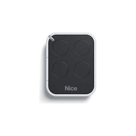 Télécommande Nice Era On4e On4 – Émetteur Portail Et Porte De Garage – 4 Canaux, Fréquence 433,92 Mhz, Noir/blanc – Compatible Motorisation Nice