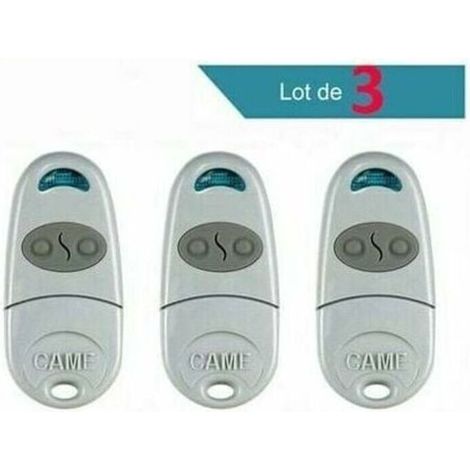 Telecommande 433,92 Mhz - 2 Canaux Code Fixe - Pour Portail Et Porte De Garage - 3 Unites