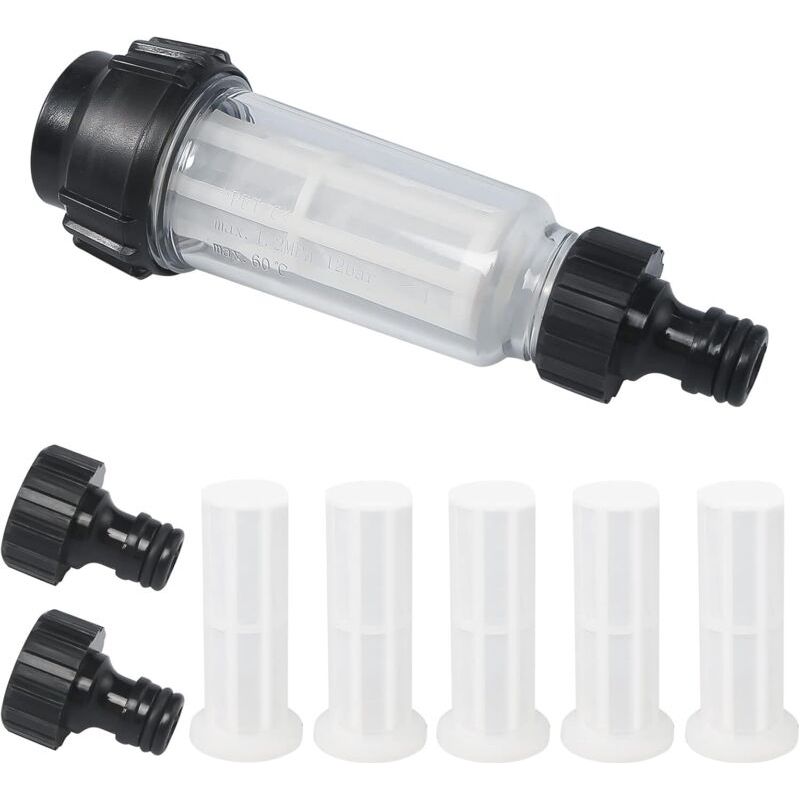 Wasserfilter Mit Einsatz, 8 Stück Für Hochdruckreiniger, 3/4"-anschluss