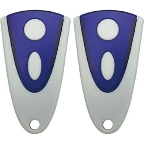 Émetteur Porte De Garage - 433,92 Mhz - 2 Canaux - Compatible Novoferm Novotron - Lot De 2