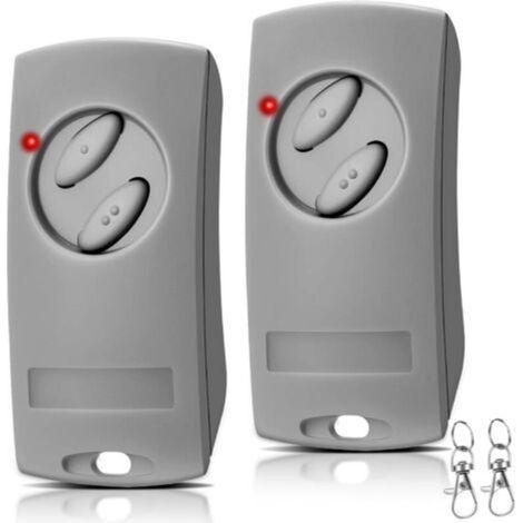 Télécommande Porte De Garage 433,92 Mhz – Lot De 2 Pièces Compatibles Ecostar Rse2/rsc2/rsz1 Et Liftronic 500 À 800