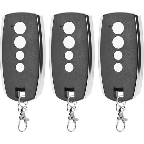 Enowelir Lot De 3 Télécommandes Portail Et Garage 433.92 Mhz Compatible King Gates Stylo 4k 4 Canaux Rolling
