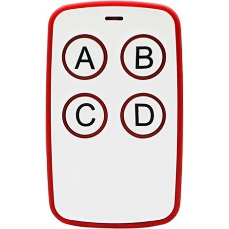 (rouge) Télécommande À Copie Filaire 433mhz Pour Porte De Garage Électrique, Portable Longue Distance