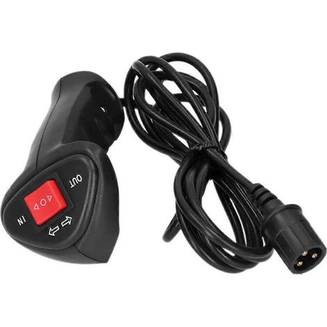 Télécommande Universelle Sans Fil Pour Treuil Électrique Avec Câble De 2,8 Mètres (9,2 Pieds), Adaptée Aux Véhicules Tout-terrain.