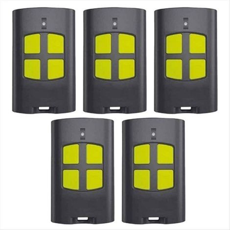 5 Télécommandes De Porte De Garage To.go 2wv / To.go 4va Pour Émetteur Portable Beninca To.go 4va 433 Mhz