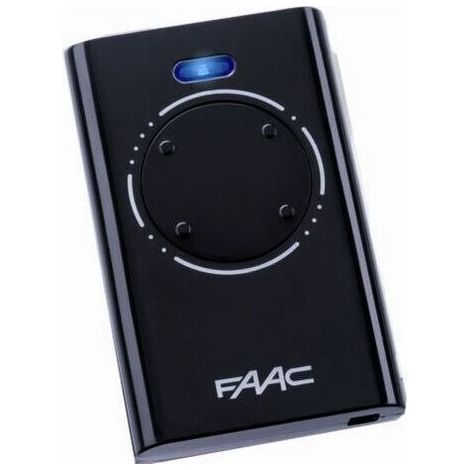 Télécommande Faac Xt4 433slhlr Fréquence 433 Mhz 4 Canaux Noir