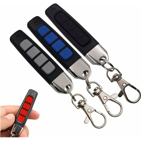 Duplicateur De Télécommande - 433 Mhz - Pour Portail Électrique Et Porte De Garage - 4 En 1 - 3 Pièces