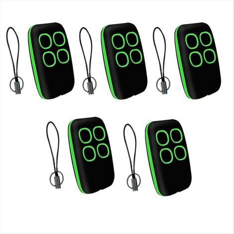 5 Pièces 250 913 Mhz Duplicateur De Télécommande De Garage Multifréquence Sans Fil Copie Télécommande Ouvre Porte Universel E