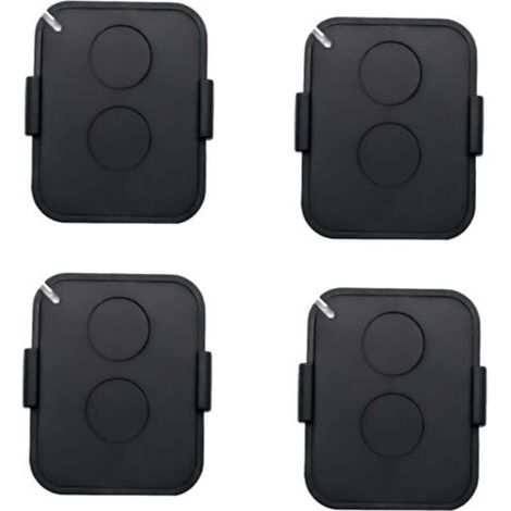 Télécommande 2 Canaux 433,92 Mhz - Code Tournant Sécurisé - Pour Portail Garage Automatisme - Lot De 4